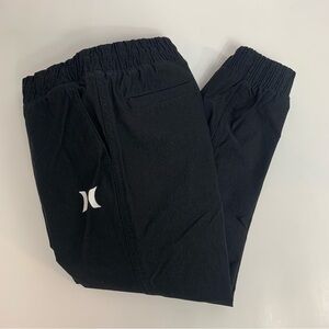 Hurley Kids Black Dress Pants Joggers Elastic Waist and Ankles Black Size 5/6